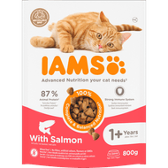 Iams Kattenvoer vitality adult met zalm Foto van Iams Kattenvoer vitality adult met zalm