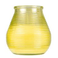 Bolsius Patio candle true citronella geel 40 uur Foto van Bolsius Patio candle true citronella geel 40 uur