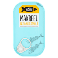 Vis Marine Makreel in zonnebloemolie 125 g