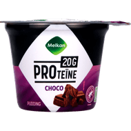 Melkan High protein pudding chocolade Foto van Melkan High protein pudding chocolade
