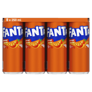 Foto van Fanta Orange regular 8x25cl