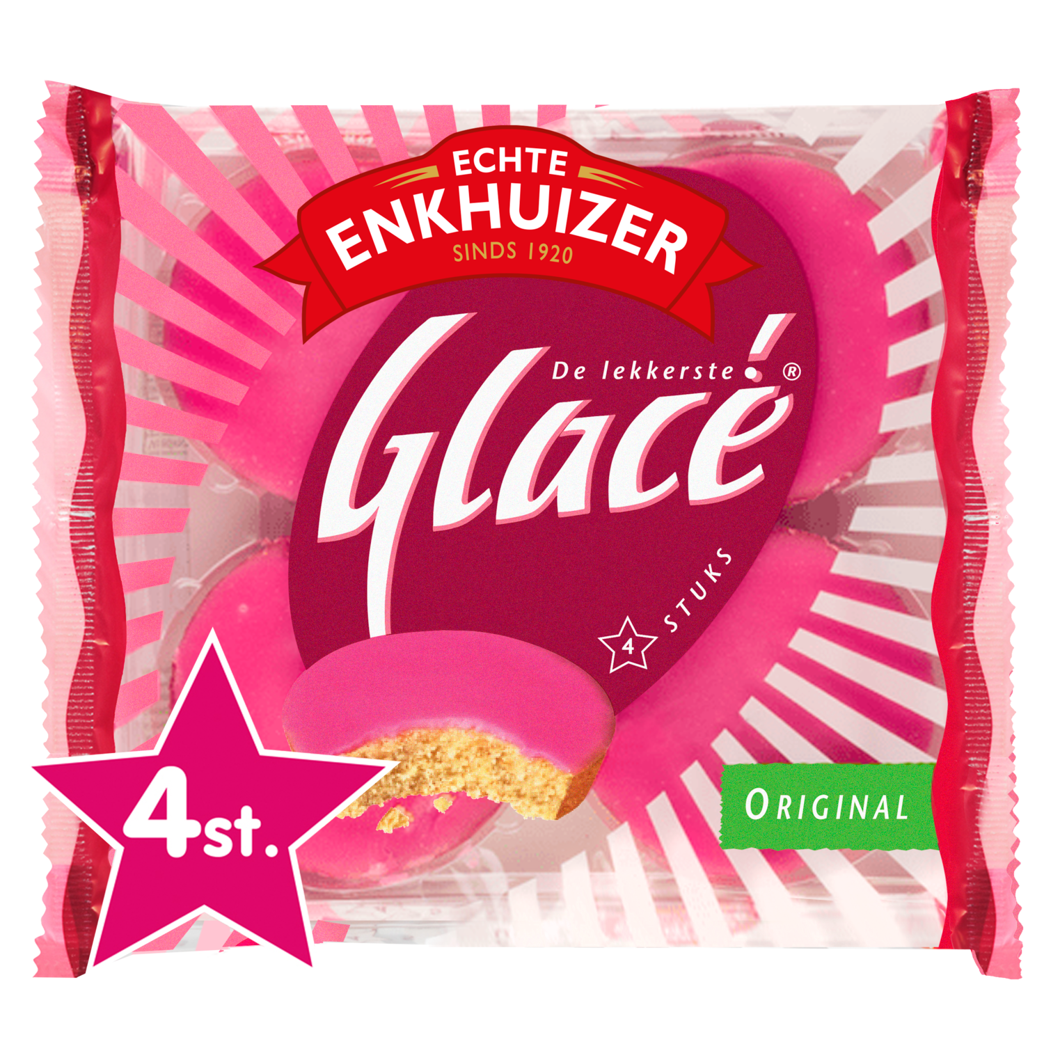 Echte Enkhuizer Glacé original 4 stuks