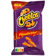 Foto van Cheetos Crunchetos flamin hot