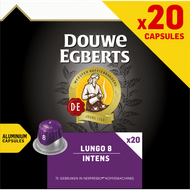 Douwe Egberts Lungo Intens koffiecups voordeelpak Foto van Douwe Egberts Lungo Intens koffiecups voordeelpak