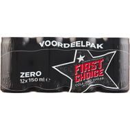 Foto van First Choice Cola Cola zero sugar 12x15 cl