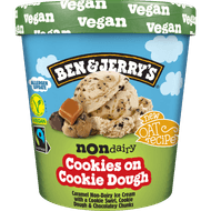 Ben & Jerry's Cookies on cookie dough non dairy Foto van Ben & Jerry's Cookies on cookie dough non dairy