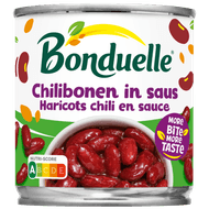 Foto van Bonduelle Chilibonen in saus