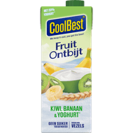 CoolBest Fruitontbijt yoghurt kiwi banaan Foto van CoolBest Fruitontbijt yoghurt kiwi banaan