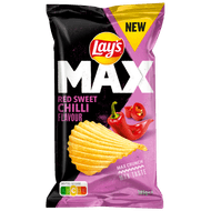 Foto van Lay's Ribbelchips max red sweet chilli