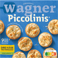 Wagner Piccolinis tre formaggi, 9 stuks Foto van Wagner Piccolinis tre formaggi, 9 stuks