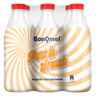 Bonomel Yoghurtdrink perzik 6 pack Foto van Bonomel Yoghurtdrink perzik 6 pack