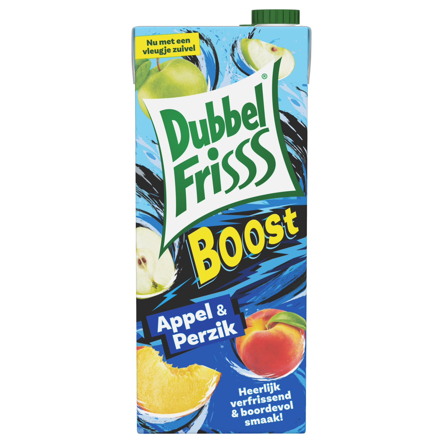Dubbelfrisss Appel perzik boost