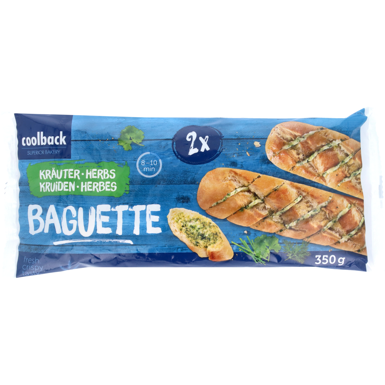 Coolback Baguette kruidenboter 2 st.
