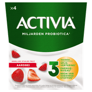 Activia Yoghurt aardbei Foto van Activia Yoghurt aardbei