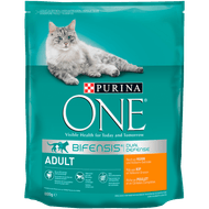 Purina One Kattenvoer adult kip & volkoren granen Foto van Purina One Kattenvoer adult kip & volkoren granen