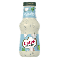 Calvé Knoflooksaus Foto van Calvé Knoflooksaus