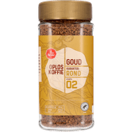 1 de Beste Oploskoffie goud Foto van 1 de Beste Oploskoffie goud