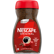 Nescafé Oploskoffie rood melange Foto van Nescafé Oploskoffie rood melange
