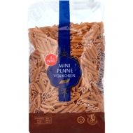 1 de Beste Penne volkoren mini Foto van 1 de Beste Penne volkoren mini