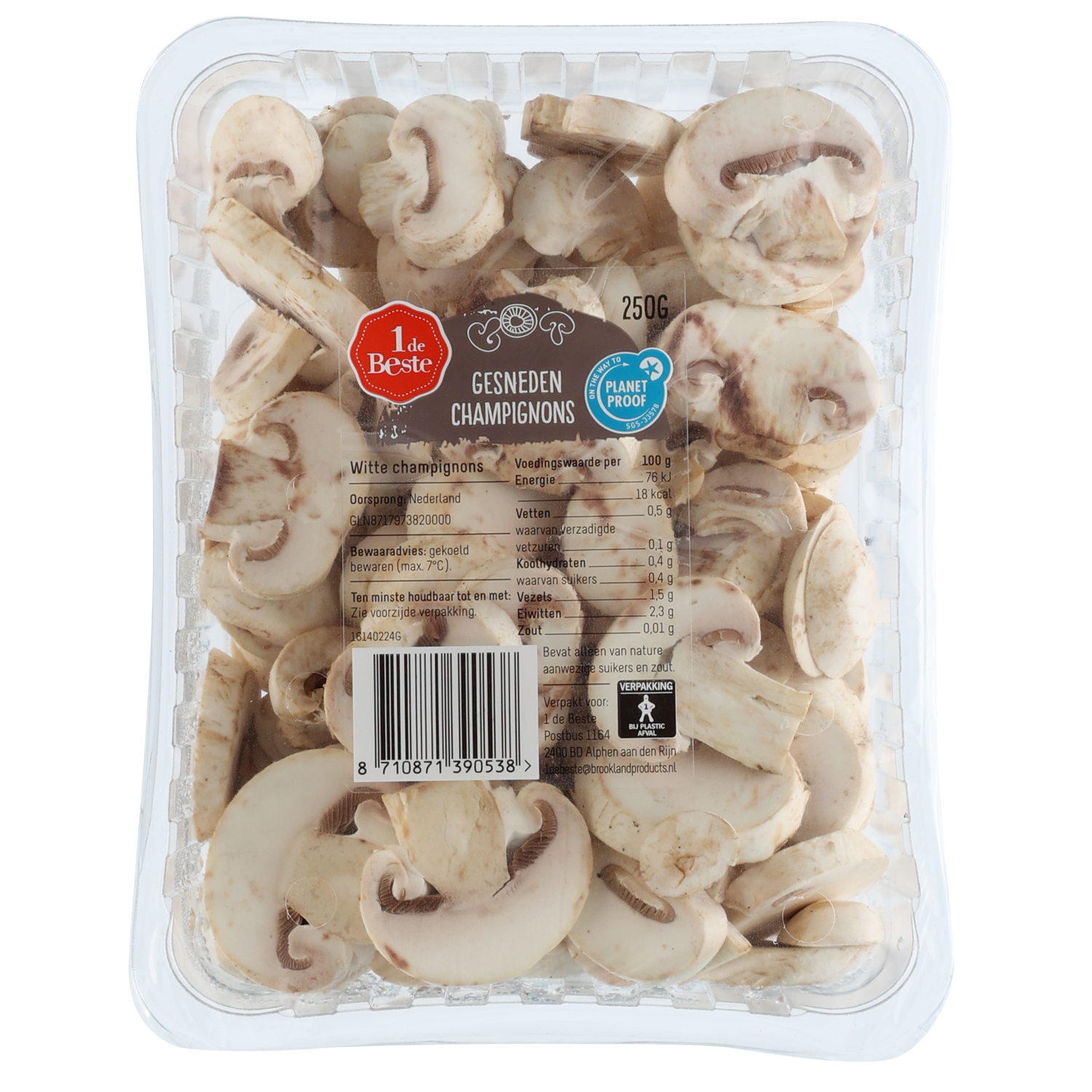 1 de Beste Gesneden champignons