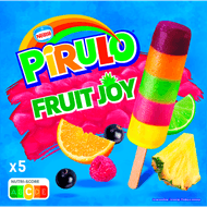 Nestlé Waterijs pirulo fruit joy 5 st. Foto van Nestlé Waterijs pirulo fruit joy 5 st.