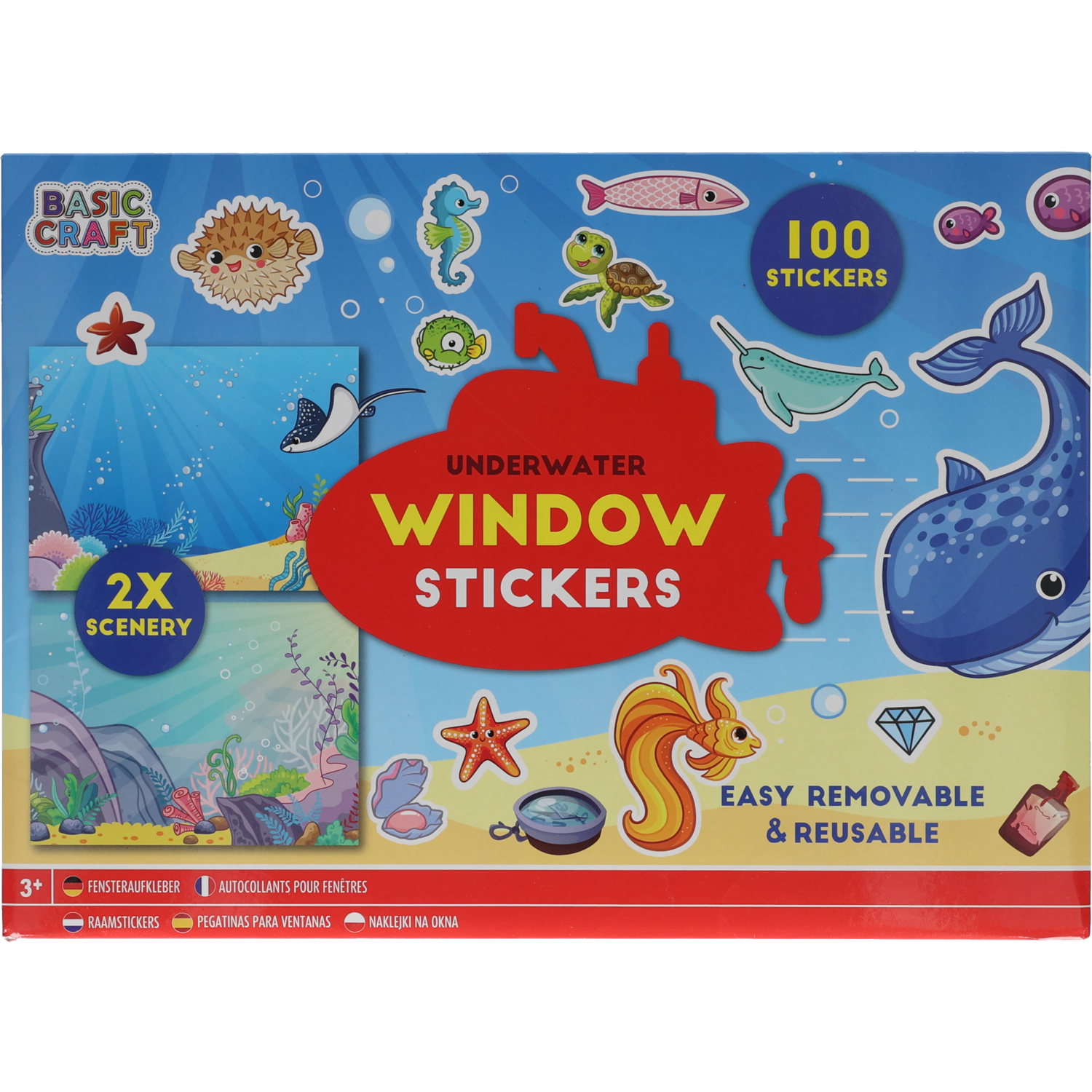 Raamstickers 100 delig