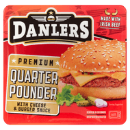 Danlers Premium quarter pounder 2 stuks Foto van Danlers Premium quarter pounder 2 stuks