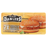 Foto van Danlers Premium chickenburger 2 stuks