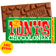 Tony's Chocolonely melk hazelnoot Foto van Tony's Chocolonely melk hazelnoot
