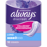 Always Discreet verband urineverlies long Foto van Always Discreet verband urineverlies long