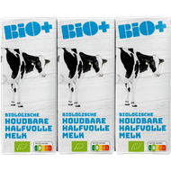 Bio+ Houdbare melk halfvol 3 stuks Foto van Bio+ Houdbare melk halfvol 3 stuks