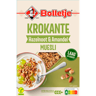 Bolletje Krokante muesli hazelnoot & amandel Foto van Bolletje Krokante muesli hazelnoot & amandel