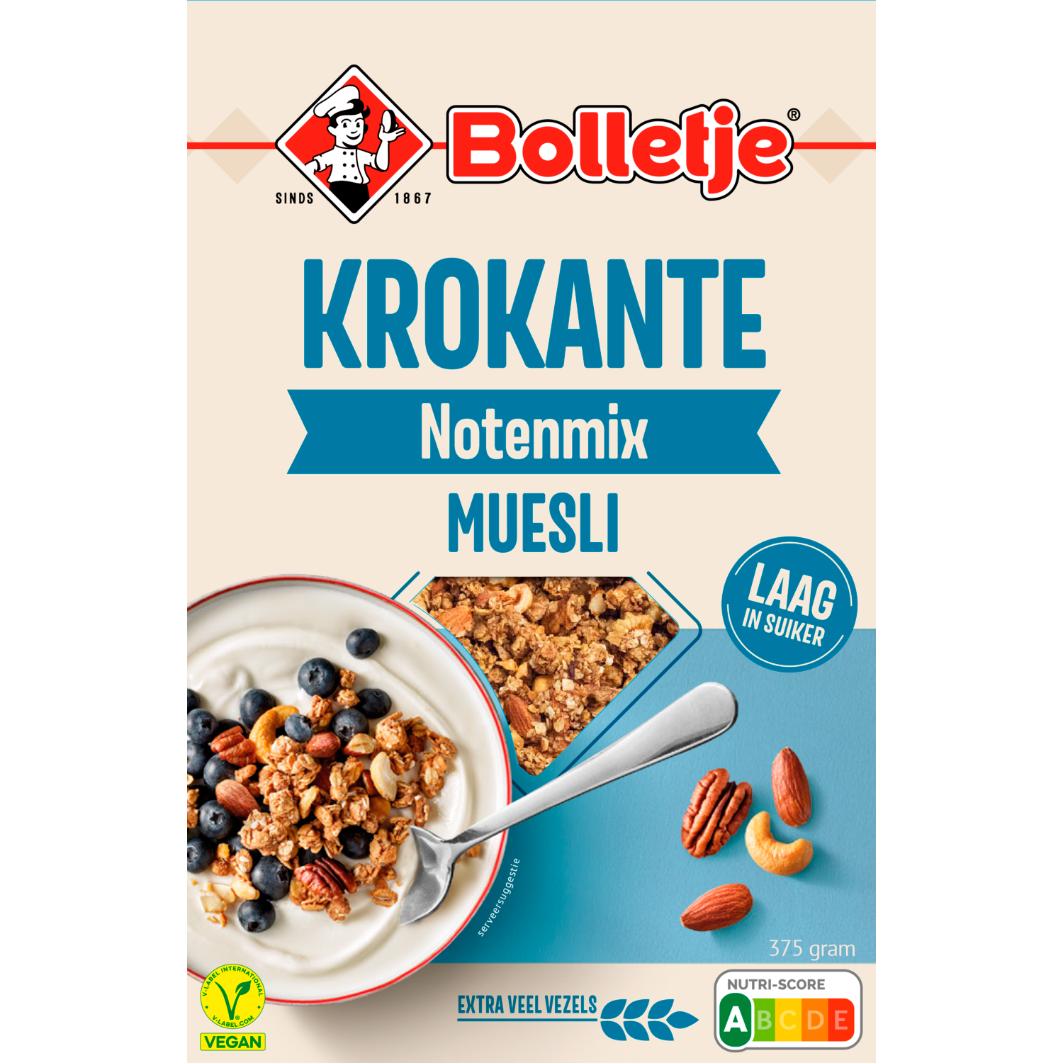 Bolletje Krokante muesli notenmix