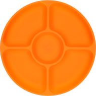 Ek snackschaal 5vaks oranje Foto van Ek snackschaal 5vaks oranje