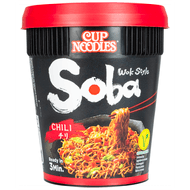 Nissin Soba noodles Chili Foto van Nissin Soba noodles Chili