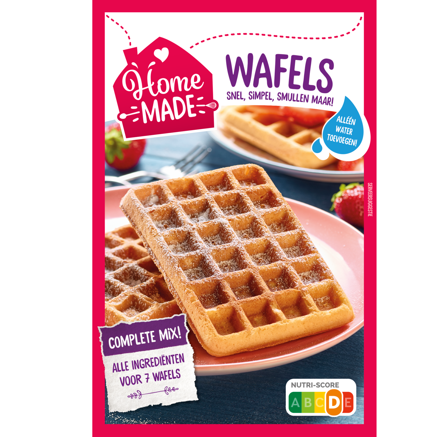 Home made Complete mix voor wafels