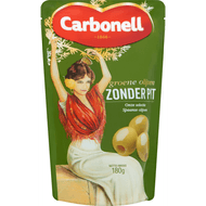 Carbonell Groene olijven zonder pit Foto van Carbonell Groene olijven zonder pit