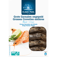 Klaas Puul Garnalen met kop Foto van Klaas Puul Garnalen met kop