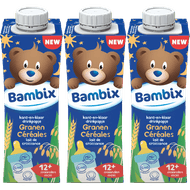 Bambix Drinkpapje granen 12+ maanden 3-pack Foto van Bambix Drinkpapje granen 12+ maanden 3-pack