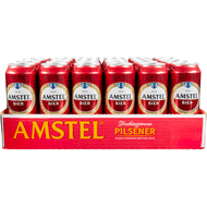 Amstel Pilsener 24x50 cl Foto van Amstel Pilsener 24x50 cl