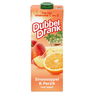 Dubbeldrank Sinaasappel & perzik Foto van Dubbeldrank Sinaasappel & perzik