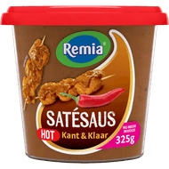 Remia Satesaus kant en klaar hot Foto van Remia Satesaus kant en klaar hot