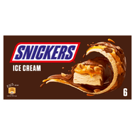 Snickers Icecream 6 stuks Foto van Snickers Icecream 6 stuks
