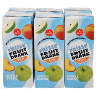 1 de Beste Frisse fruitdrank appel perzik 1 kcal 6 stuks Foto van 1 de Beste Frisse fruitdrank appel perzik 1 kcal 6 stuks