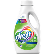 Dreft Vloeibaar wasmiddel care colour 21 wasbeurten Foto van Dreft Vloeibaar wasmiddel care colour 21 wasbeurten