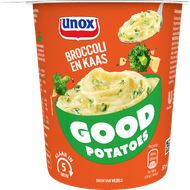 Unox Good potatoes broccoli kaas Foto van Unox Good potatoes broccoli kaas