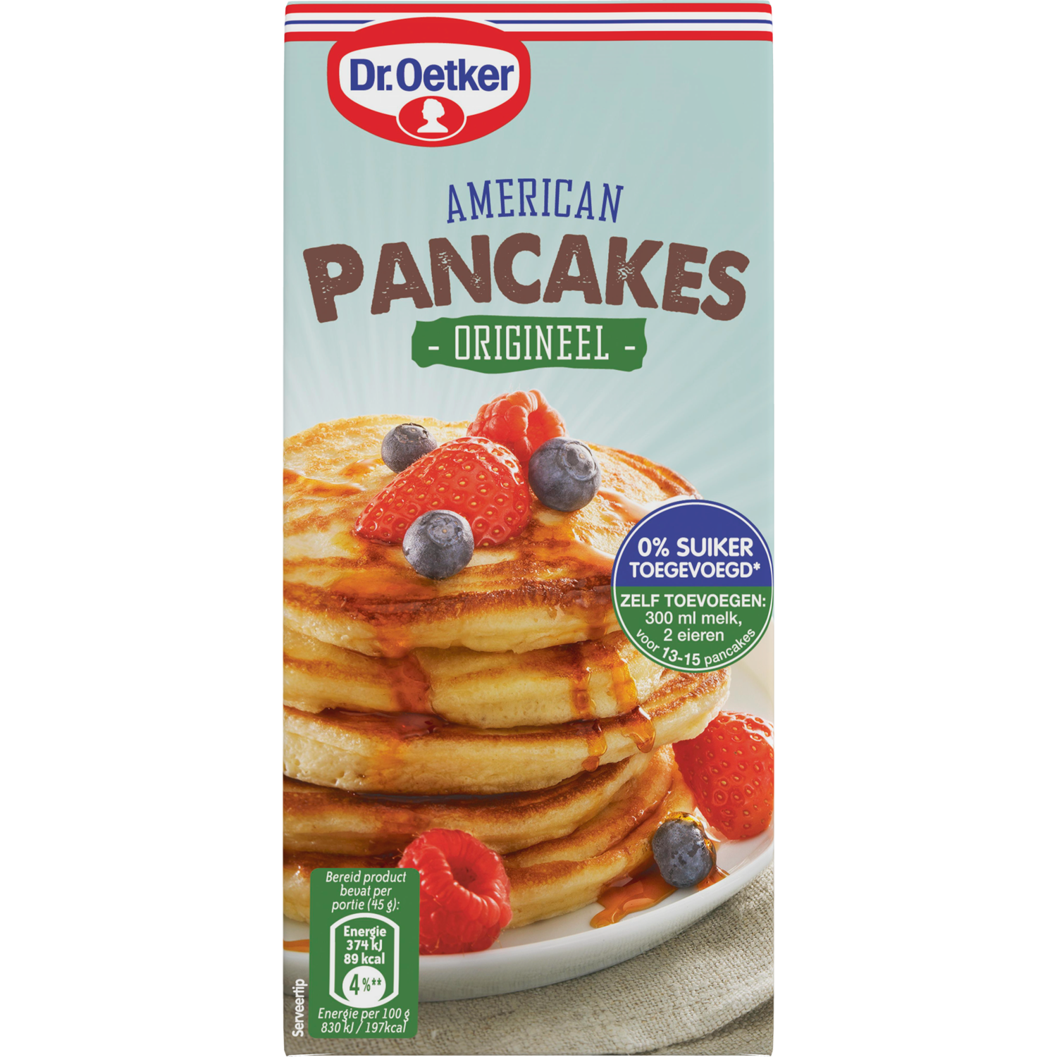 Dr. Oetker Pannenkoekenmix american origineel