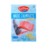 Queens Wilde zalmfilets met huid Foto van Queens Wilde zalmfilets met huid
