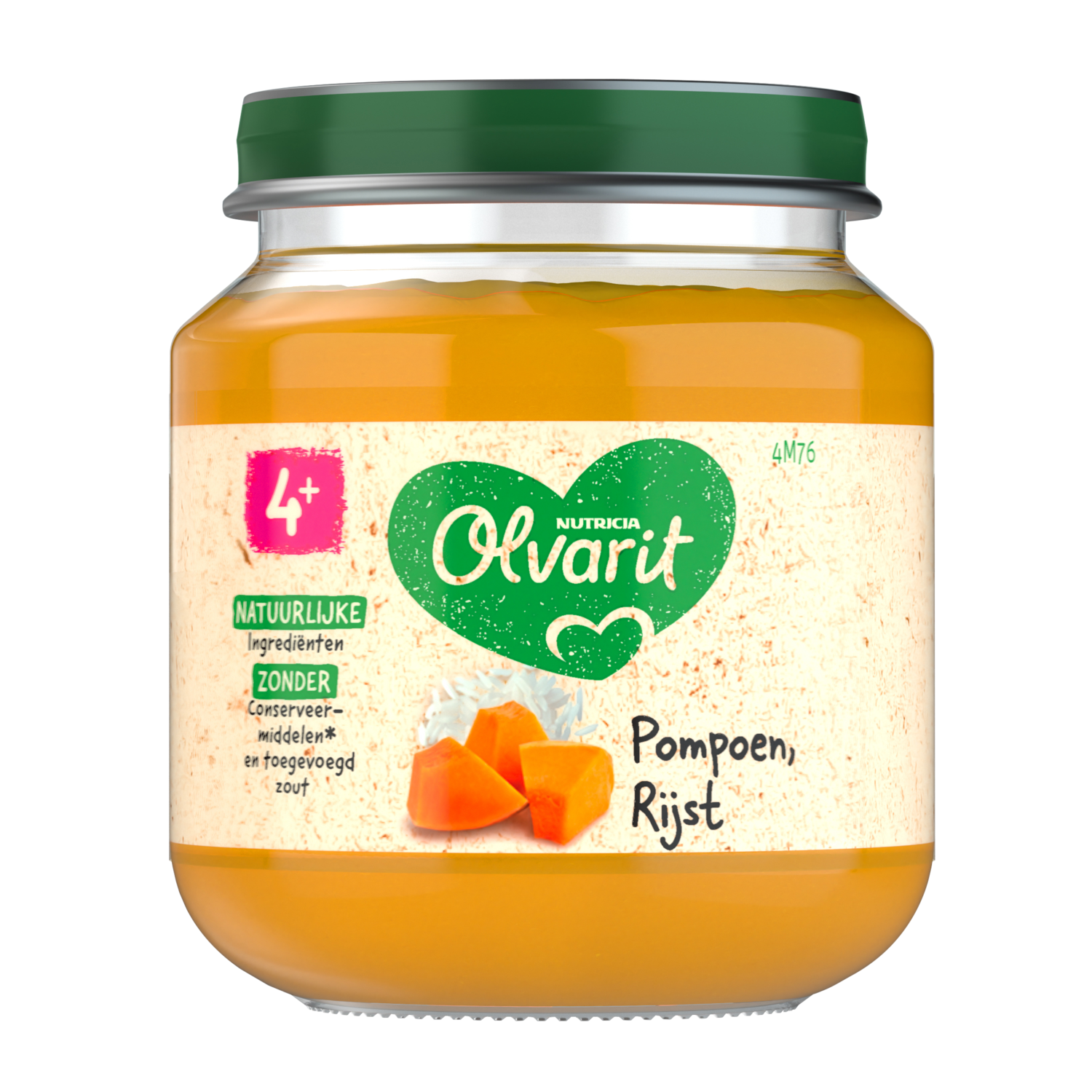 Olvarit 4+ Maanden Pompoen Rijst