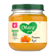 Olvarit 4+ Maanden Pompoen Rijst Foto van Olvarit 4+ Maanden Pompoen Rijst